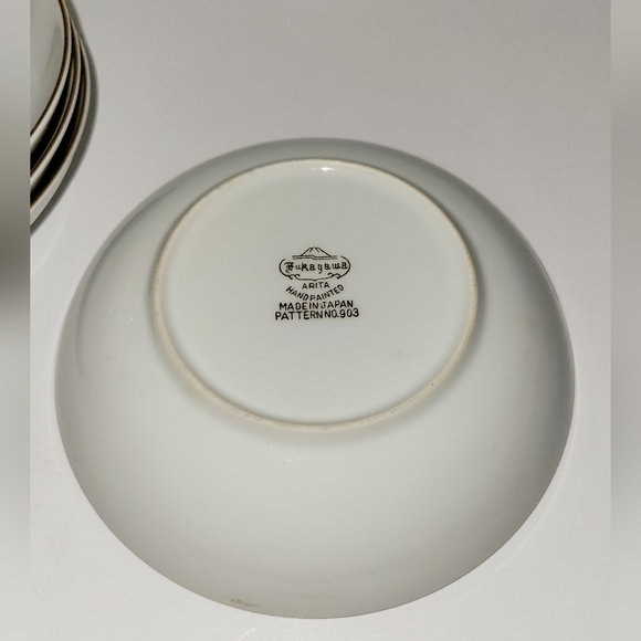 (4) Fukagawa Fruit Bowl Bundle Arita 903 Pattern  Vintage Japanese Bowl Set - Picture 6 of 7